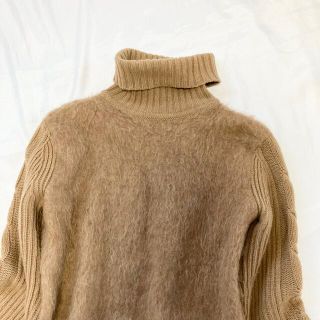 Max Mara イタリア製 モヘヤブレンド タートルネック ニットプルオーバー