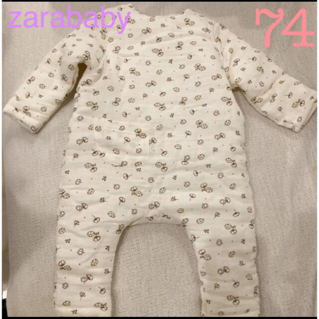 ZARA HOME(ザラホーム)のzarababy ロンパース カバーオール　アウター　ザラベビー　74 80 キッズ/ベビー/マタニティのベビー服(~85cm)(カバーオール)の商品写真