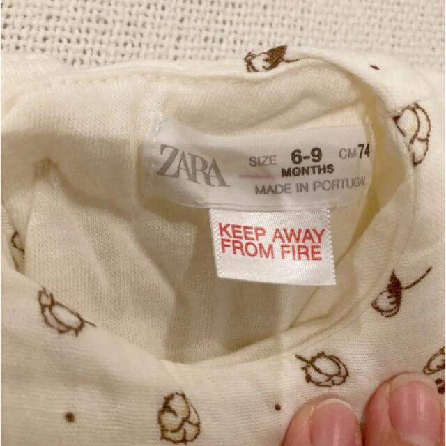 ZARA HOME(ザラホーム)のzarababy ロンパース カバーオール　アウター　ザラベビー　74 80 キッズ/ベビー/マタニティのベビー服(~85cm)(カバーオール)の商品写真