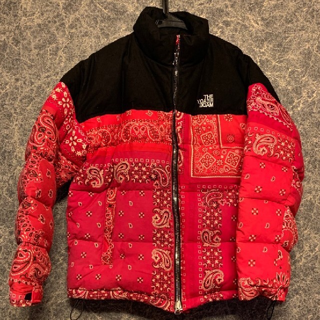 READYMADE BANDANA DOWN JACKET Red 4