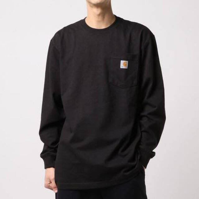 Carhartt ロングスリーブ胸ポケットロゴT