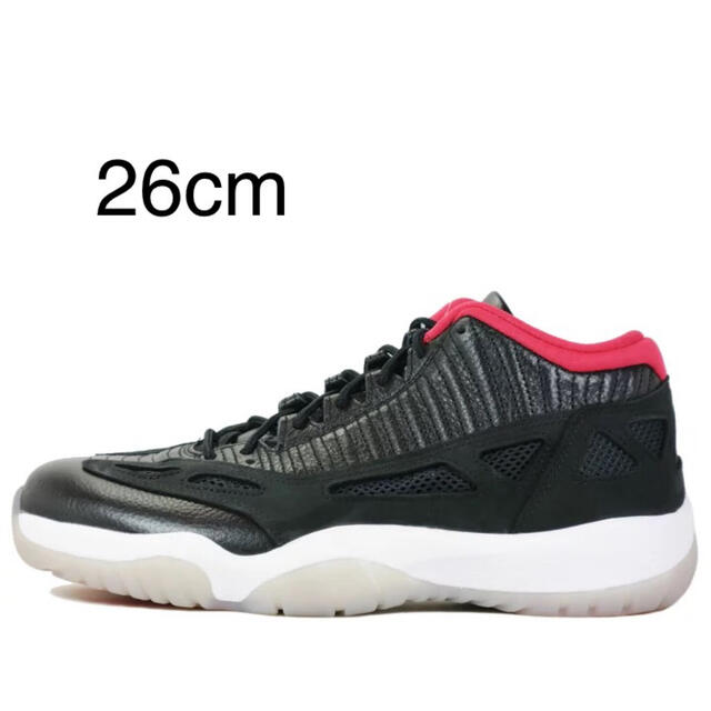 JORDAN新品26cm NIKE AIR JORDAN 11 LOW IE "BRED"