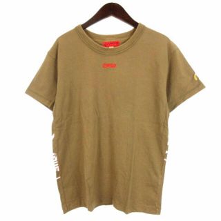 エビス(EVISU)のエヴィス EVISU YAMANE バックプリント Tシャツ 半袖 ブラウン(Tシャツ/カットソー(半袖/袖なし))