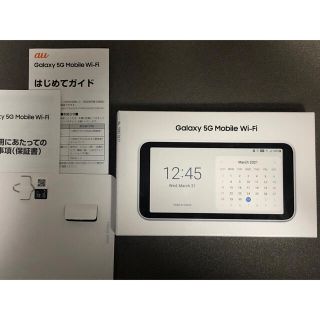 ギャラクシー(Galaxy)のSAMSUNG Galaxy 5G Mobile Wi-Fi SCR01(PC周辺機器)