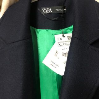 【レア】ZARA ロング MA1 コートLサイズ　ミリタリー