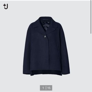 ユニクロ(UNIQLO)のユニクロ +J ダブルフェイスシャツジャケット M(その他)