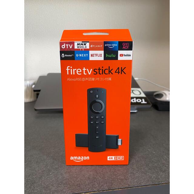 Apple(アップル)の【新品】Fire TV Stick 4k ファイヤースティック　Amazon スマホ/家電/カメラのテレビ/映像機器(映像用ケーブル)の商品写真