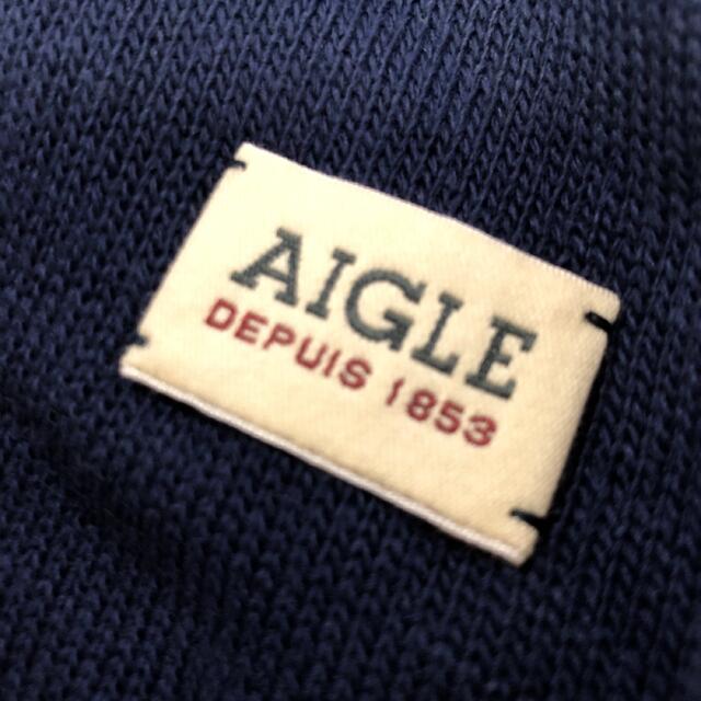 AIGLE(エーグル)の値下げしました　新品　定価3190円　エーグル　ラコステ　ネイビー　マフラー レディースのファッション小物(マフラー/ショール)の商品写真