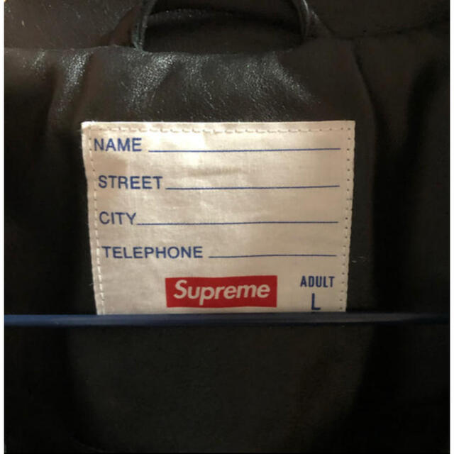 supreme Studded Arc Logo Leather Jacket