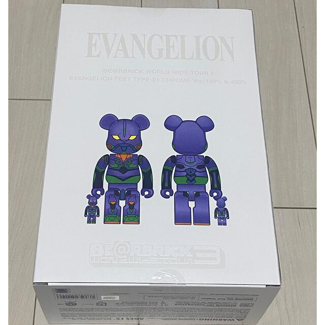 2体　BE@RBRICK エヴァンゲリオン初号機 CHROME Ver