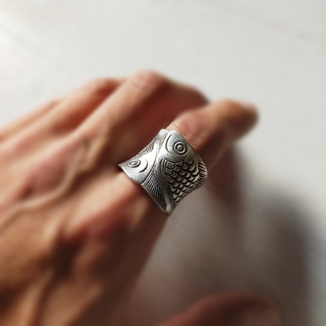 KSR-H3 カレンシルバーリング メンズのアクセサリー(リング(指輪))の商品写真