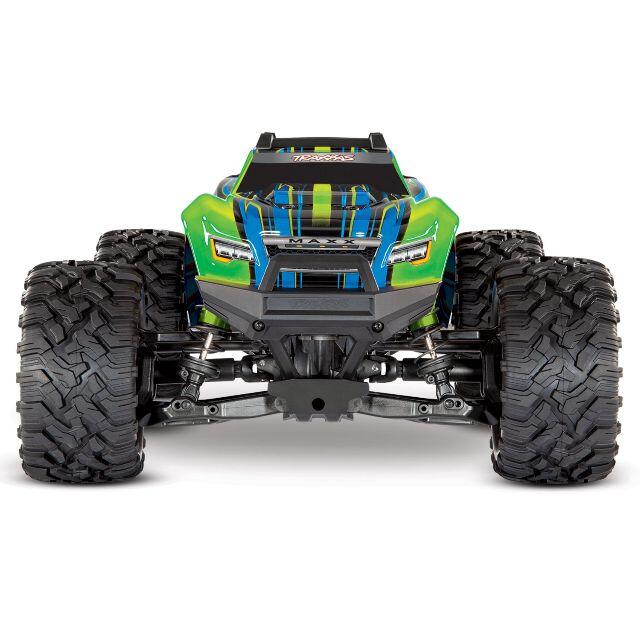 トラクサス　1 / 10　MAXX　4WD　モンスタートラック　RTR グリーン エンタメ/ホビーのおもちゃ/ぬいぐるみ(ホビーラジコン)の商品写真