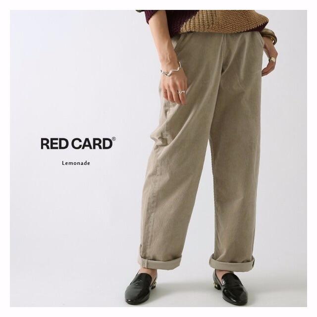 RED CARD Lemonade ハイライズ ワイドコーデュロイパンツ