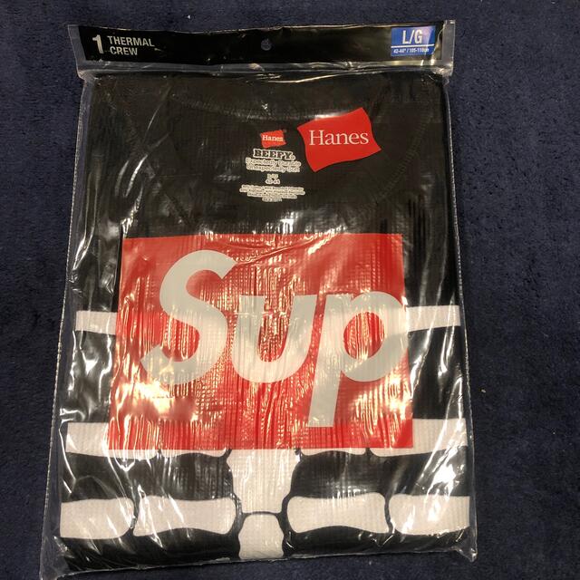 Supreme(シュプリーム)のSupreme　Hanes　Bones Thermal Crew　Lサイズ メンズのトップス(Tシャツ/カットソー(七分/長袖))の商品写真