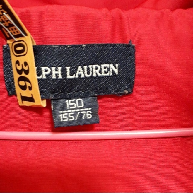 Ralph Lauren(ラルフローレン)のラルフローレン150　ダウンジャケット キッズ/ベビー/マタニティのキッズ服女の子用(90cm~)(ジャケット/上着)の商品写真