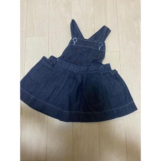 ベビーギャップ(babyGAP)のgapbaby  ベビー　デニム　スカート　サロペット　70cm　(ワンピース)