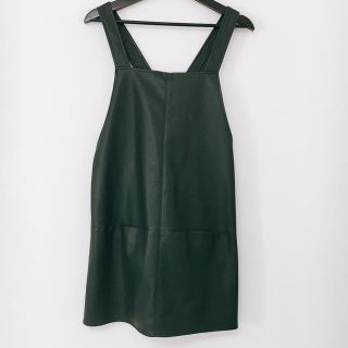 ザラ(ZARA)のZARA レザー ワンピース(ミニワンピース)