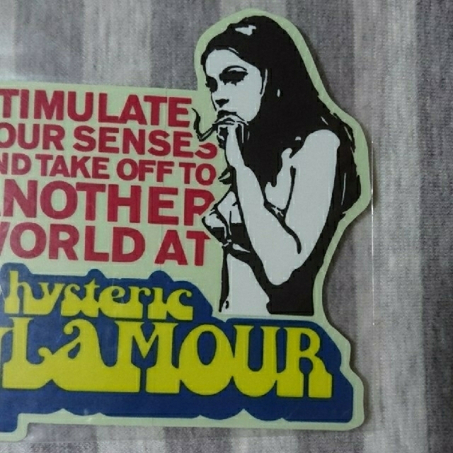 HYSTERIC GLAMOUR(ヒステリックグラマー)の未開封・未使用☆HYSTERIC GLAMOUR ステッカー インテリア/住まい/日用品の文房具(シール)の商品写真