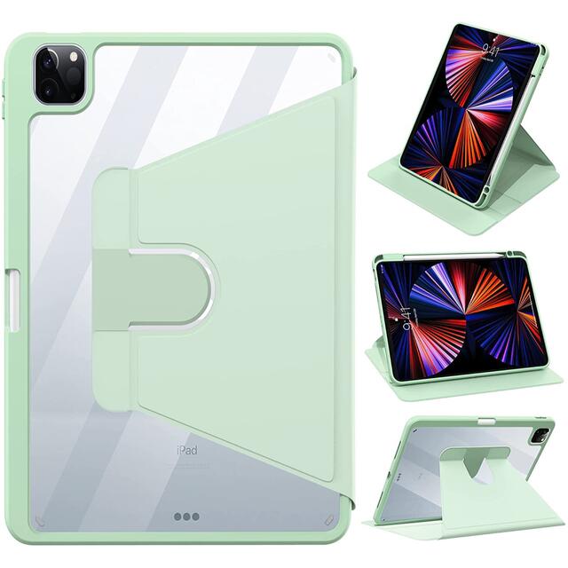 iPad Air4 、iPad Pro11 共通用ケース360度回転スタンド機能 スマホ/家電/カメラのスマホアクセサリー(iPadケース)の商品写真