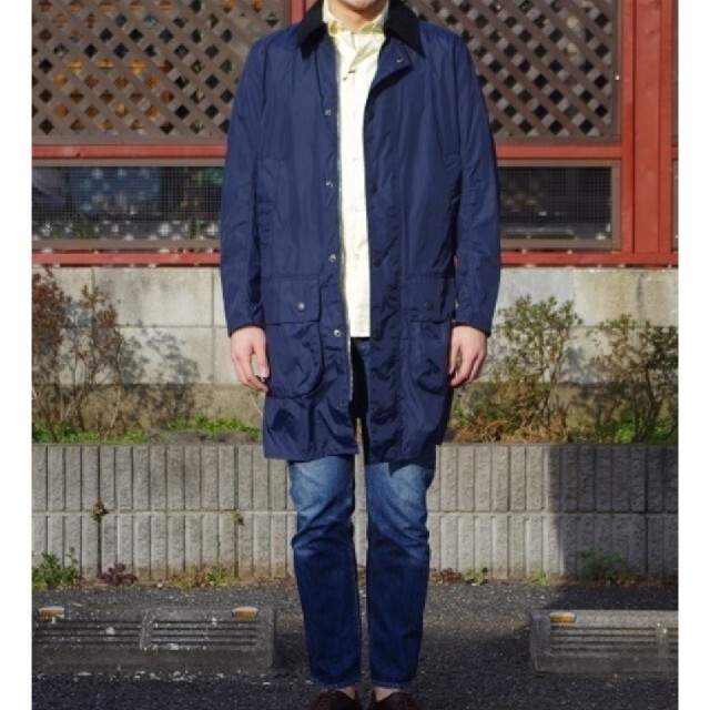 Barbour(バーブァー)のバブアー　ボーダー　ナイロン メンズのジャケット/アウター(ステンカラーコート)の商品写真