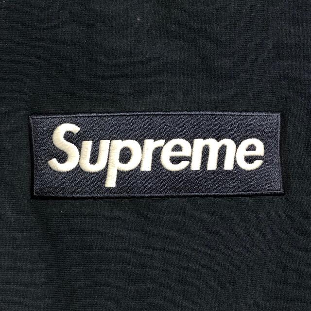 Supreme box logo crewneck navy 18aw L