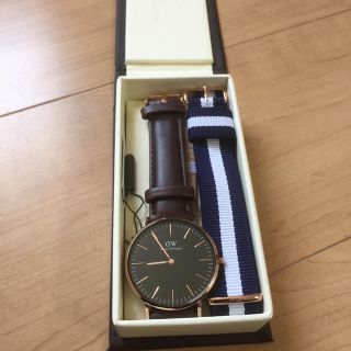 ダニエルウェリントン(Daniel Wellington)のダニエルウェリントン 40mm dw 交換ベルト付き(腕時計(アナログ))