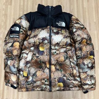 シュプリーム(Supreme)の値下げ　SUPREME NORTH FACE LEAVES NUPSTE(ダウンジャケット)