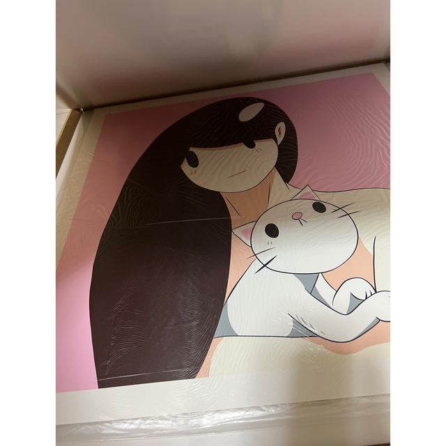 天野タケル Venus and Cat Print ピンク美術品/アンティーク