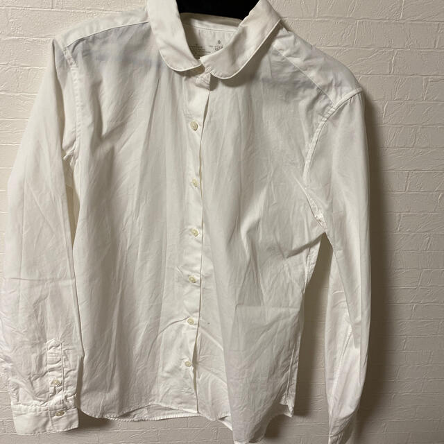 MUJI (無印良品)(ムジルシリョウヒン)の白シャツ レディースのトップス(シャツ/ブラウス(長袖/七分))の商品写真