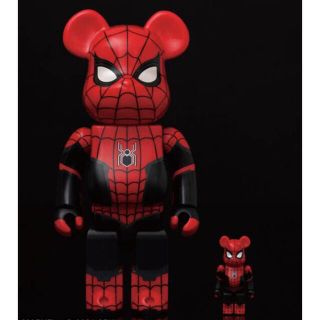 メディコムトイ(MEDICOM TOY)のBE@RBRICK SPIDERMAN UPGRADED SUIT(キャラクターグッズ)