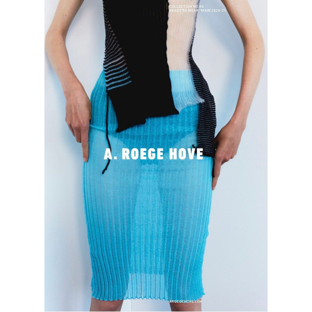 EDIT.FOR LULU(エディットフォールル)のa. roege hove グリーン チューブ ドレス スカート  レディースのスカート(ひざ丈スカート)の商品写真