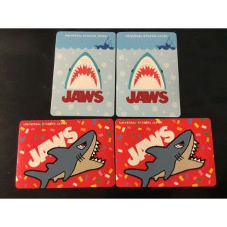 ユニバーサルスタジオジャパン(USJ)の【非売品】ユニバーサルスタジオ「JAWS」シール4枚(ノベルティグッズ)