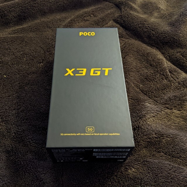 【新品未使用】Xiaomi POCO X3 GT ブラック 8GB 128GB