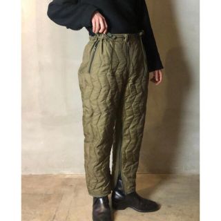 マルタンマルジェラ(Maison Martin Margiela)の美品 vintage 96年製 ドイツ軍 中綿入り キルティング ライナーパンツ(ワークパンツ/カーゴパンツ)