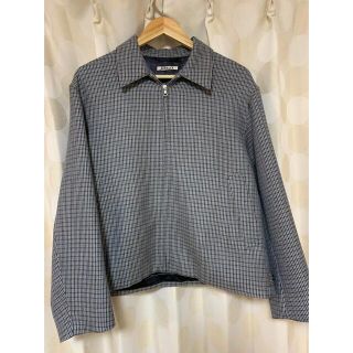 コモリ(COMOLI)のDOUBLE FACE CHECK ZIP BLOUSON 19AW オーラリー(ブルゾン)