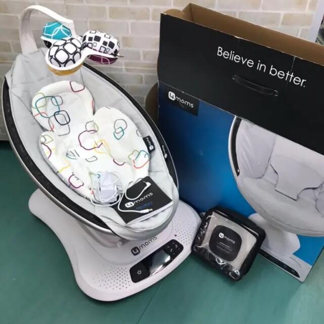 【綺麗】新生児　4moms mamaRoo4.0 ママルー4.0 電動バウンサー