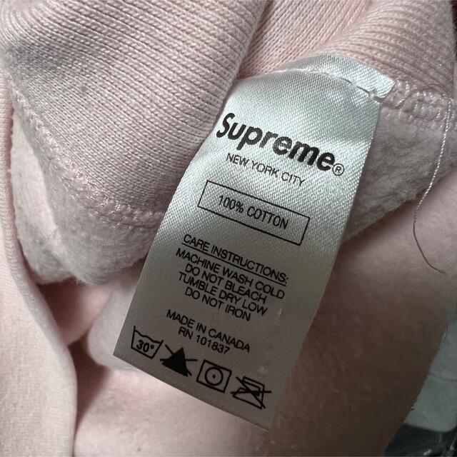 Supreme(シュプリーム)のSupreme Tonal S Logo Hooded Pink S 17fw メンズのトップス(パーカー)の商品写真