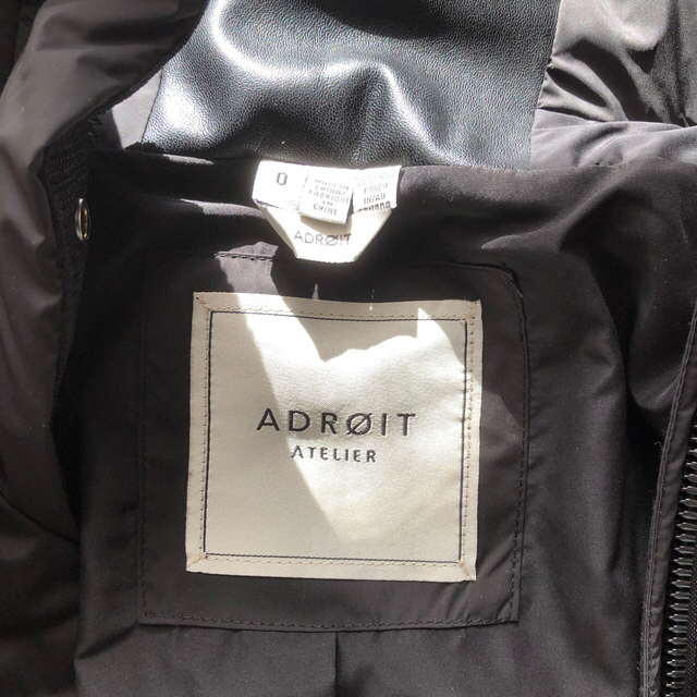 Spick & Span 【ADROIT】フードダウン ブラック 5