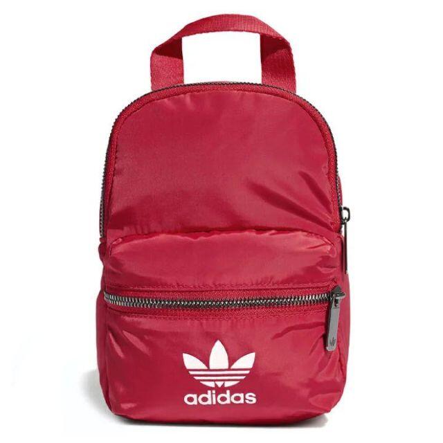 adidas(アディダス)の新品　adidas　アディダス　ミニ　リュック　バックパック　ピンク　ナイロン レディースのバッグ(リュック/バックパック)の商品写真