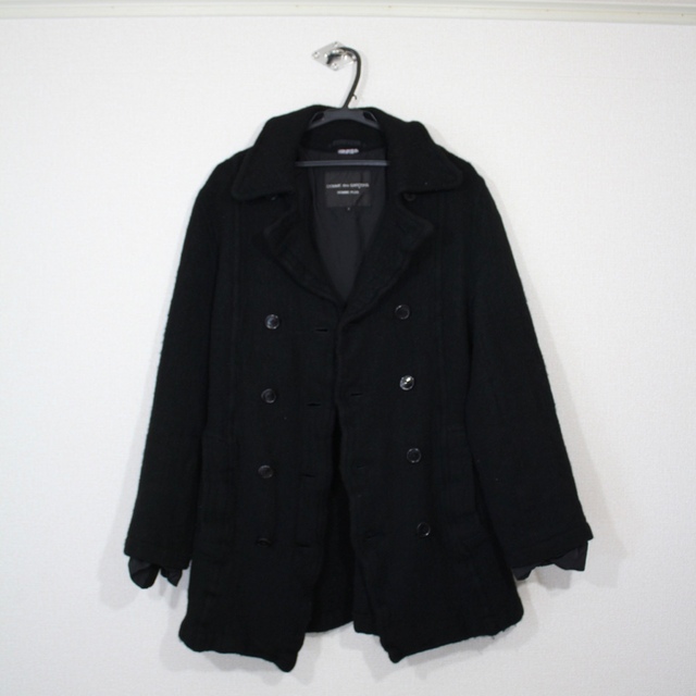 名作 comme des garcons homme plus 縮絨　コート