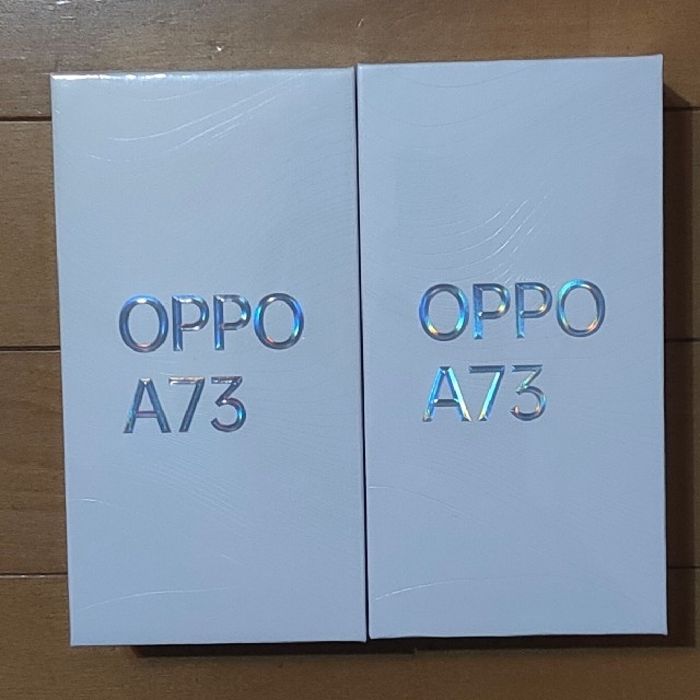 新品 OPPO A73  ブルー・オレンジ 2台セット 版