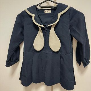 キムラタン(キムラタン)の比較的美品　めちゃくちゃ可愛い　セーラー　ワンピース　女の子　100cm　日本製(ワンピース)