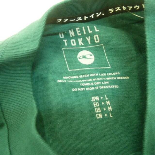 O'NEILL(オニール)の⑲　L）緑）オニール★ロングスリーブＴシャツ 630072長袖丸首 綿TOKYO スポーツ/アウトドアのスポーツ/アウトドア その他(サーフィン)の商品写真