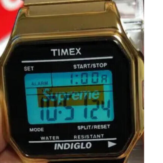 Supreme(シュプリーム)のsupreme timex コラボ　腕時計　電池付き メンズの時計(腕時計(デジタル))の商品写真