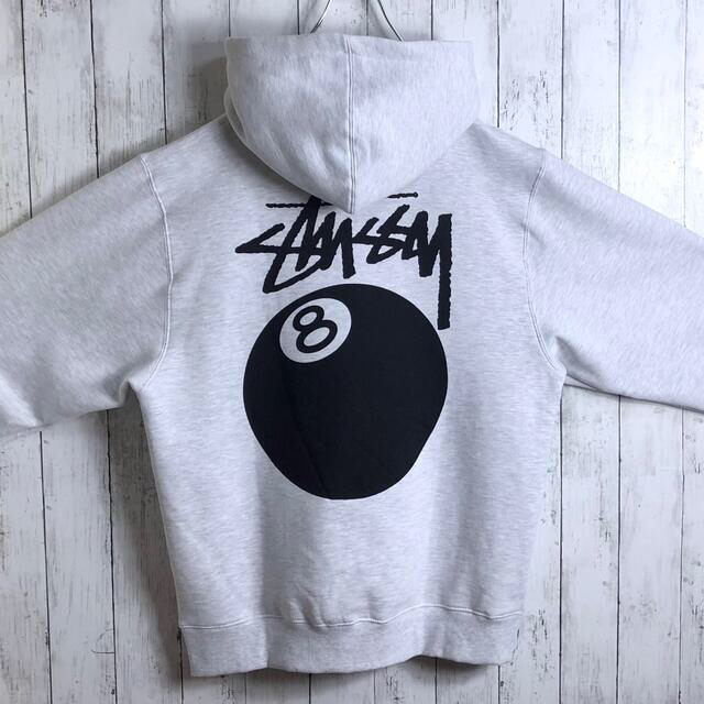 【新品】stussy パーカー 8ボール サイズM ブラック