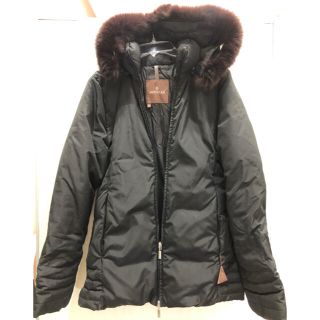 モンクレール(MONCLER)のいちご様　専用⭐︎ モンクレール　ダウン　茶タグ　タンツ　黒ブラック(ダウンコート)