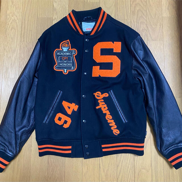 最終価格 定価割れ supreme team varsity jacket