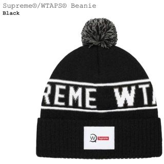 シュプリーム(Supreme)のSupreme®/WTAPS® Beanie Black(ニット帽/ビーニー)