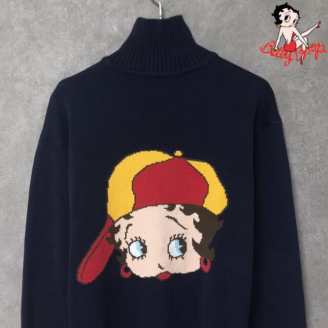 【激レア】ベティちゃん  ジップ セーター design zip sweater
