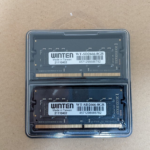 ウィンテン ノートPC用メモリ 8GB2枚セット 新品交換品 PC4-21300